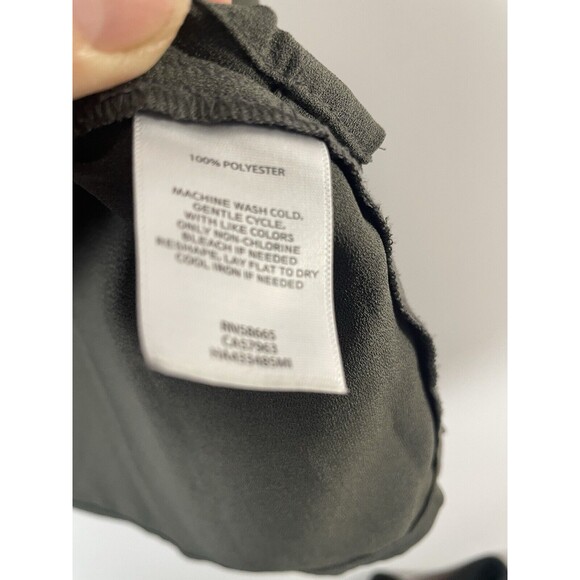 Halogen Women’s Button Down Dress Work career Business Shirt Dark Green M - Picture 5 of 6